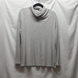 Anthropology Sunday In Brooklyn Striped Cowl Neck Pullover Top Long Sleeve Soft